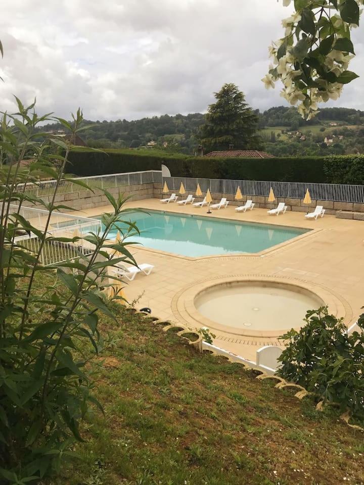 Le N4 Des Hauts De Sarlat, Clim Piscine Parking Экстерьер фото